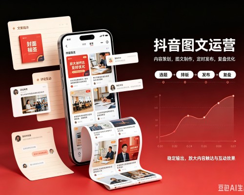 二道江抖音图文代运营服务